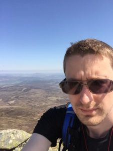 Top of Lochnagar in Scotland